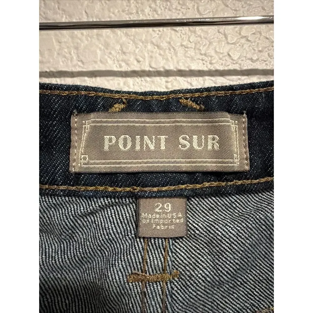 NEW Point Sur J Crew Puddle Jeans Relaxed Trouser Luxury Wide Leg Money Cotton